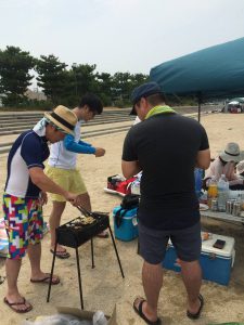 BBQ　in和気浜