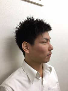 社会人のたしなみ　メンズアシメヘアー