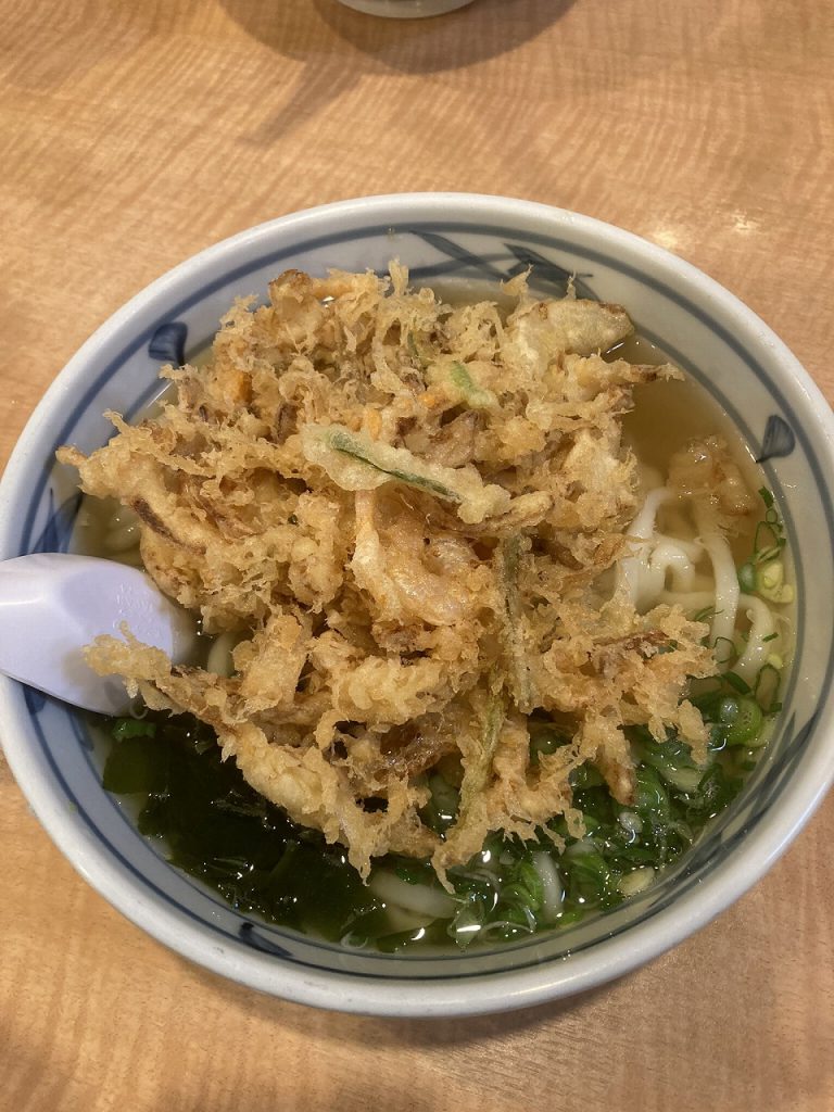 かき揚げうどん