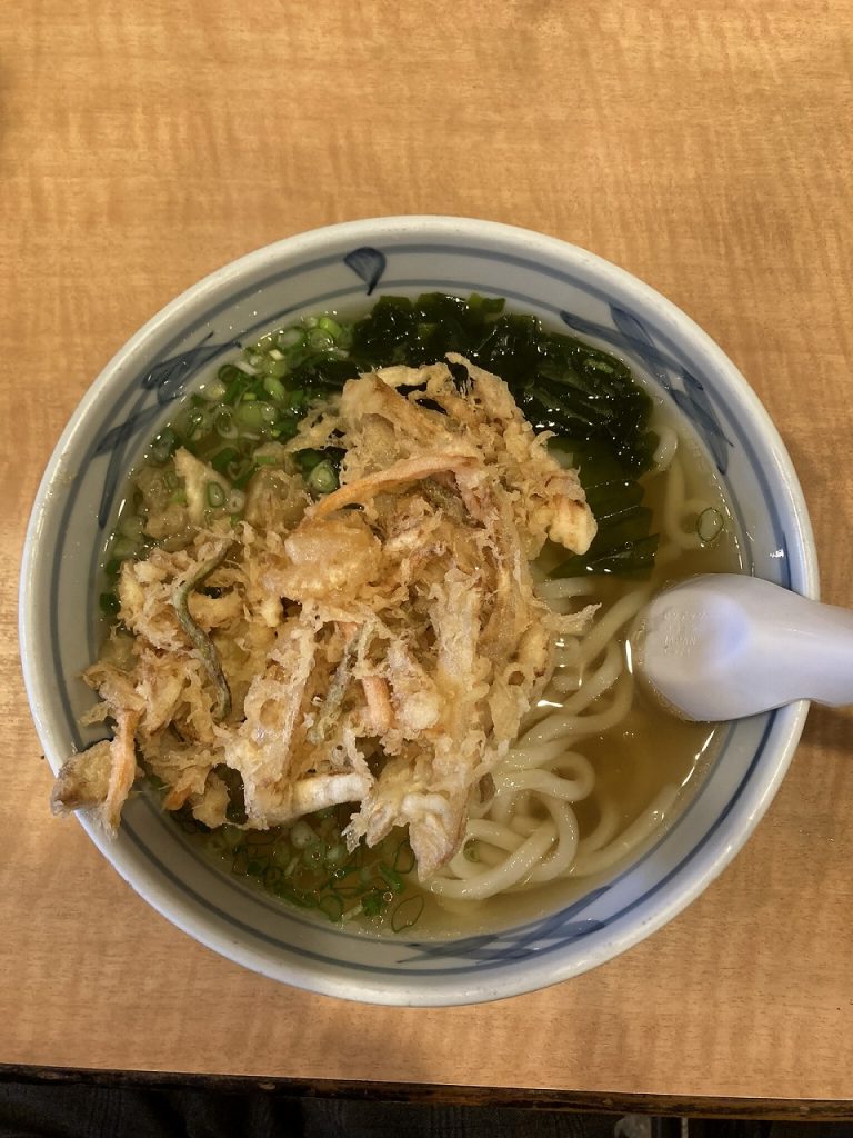 かき揚げうどん